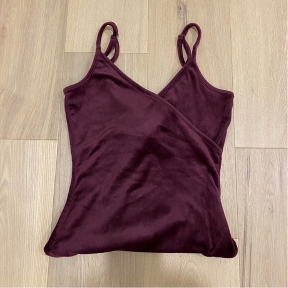 Garage | Purple Velvet V Neck Bodysuit 💜 - Picture 6 of 6